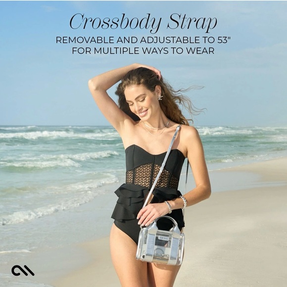 Case-Mate Silver Clear Micro Tote - Picture 7 of 9